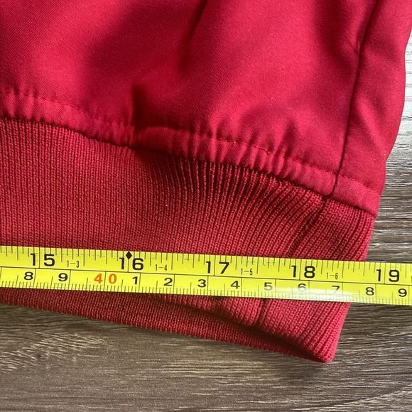 Mens Austin Golf L Red Golf Vest Pockets V Neck Stain Resistant Activewear - Picture 7 of 10